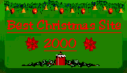 Winner of The Best Christmas Site 2000!!!