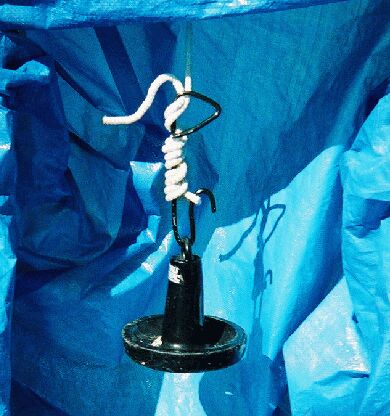 QuiKnot with boat anchor