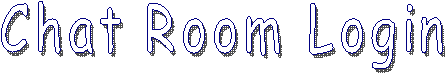 Chat Room Login 