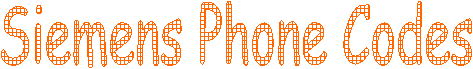 Siemens Phone Codes