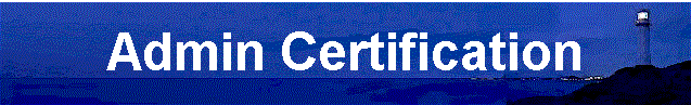 Admin Certification