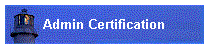 Admin Certification