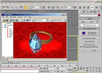 ADG 3D Exporter 5.0 for 3DStudio MAX4 ®.