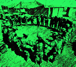 soldiers praying