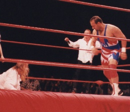 Miguel en el Hiram Bithorn