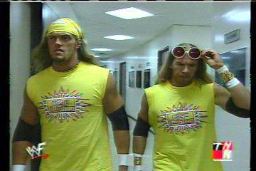 Edge and Christian not looking too happy