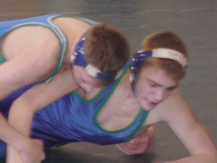 Jeff Dromms wrestling Kurt Peltier at Greece Olympia.