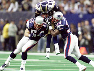 Pats' Defense stops Torry Holt and The Rams!