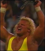 Mr. Perfect, after defeating Taz in a match many thought would never happen