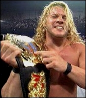 The Undefeatable Chris Jericho, moments after winning the PWF Cruiserweight Championship
