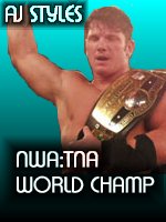 aj styles - current nwa world champion
