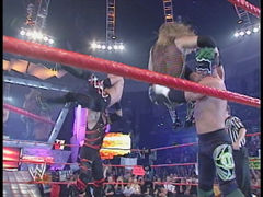 hurri-winning the tag team titles w/Kane