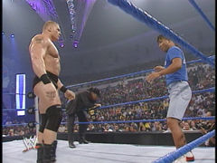 Don't do it, Funaki, he's bigger than you!!!