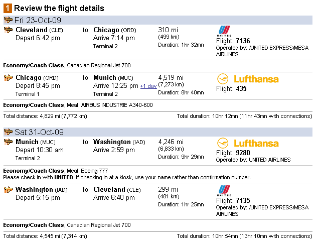 munich flight plan