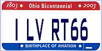 rt 66 plate