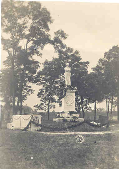 Monument in Old Soldiers Cemetery Mount Jackson, Virginia