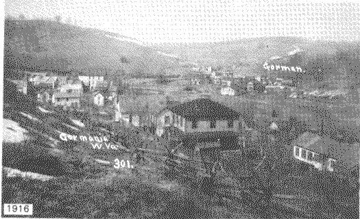 postcard of Gormania looking into MD.