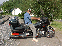 Me on Goldwing in driveway