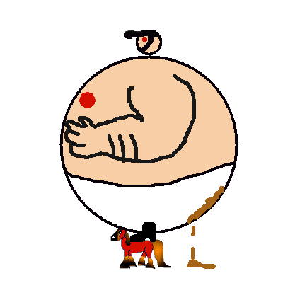 Too big for a shirt, I guess!