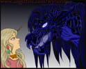 Luna faces off with a thestral.