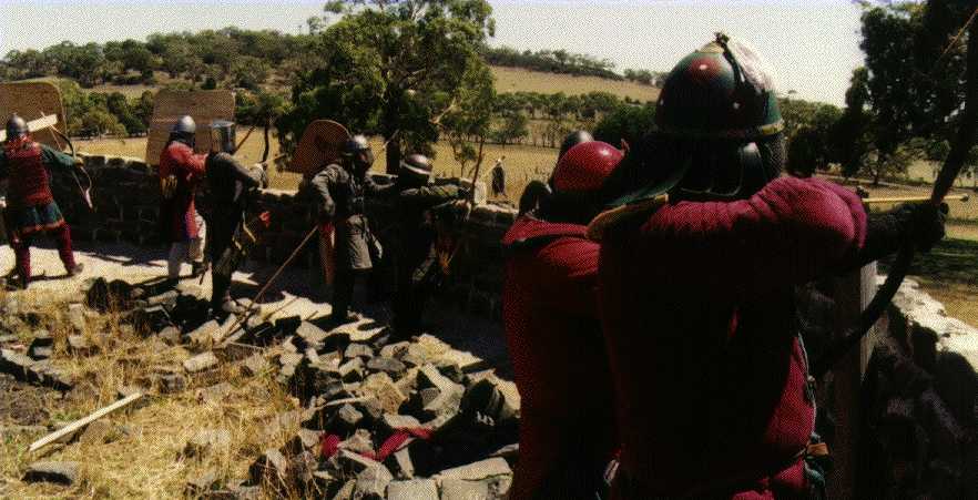 A view from the inside of the ringfort Sigurdsted