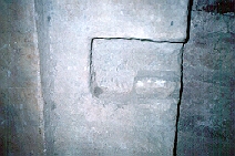 The other jamb of the postern doorway