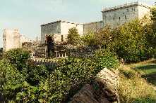 Looking up towards the Golden Gate from the south.