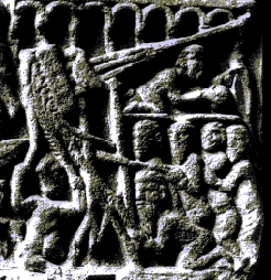 The Crusader siege of Albigensian (Basilica of St. Nazaire, Carcassone).