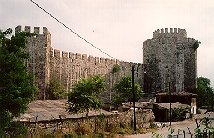 The western face of the Yedikule, inside the Land walls