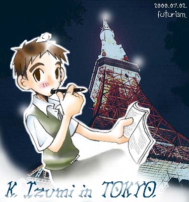 Koushirou Izumi in Tokyo...