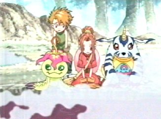 And here they are...not interacting...As usual.