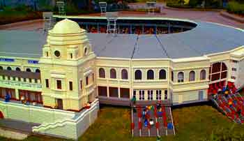 Wembley stadium made out of lego