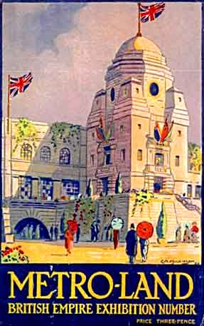 Wembley Stadium poster and programme