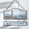 Lighthouse Welcome Sign