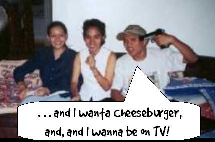 He's taking himself hostage