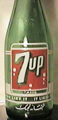 Foreign 7up bottle