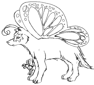 Average papillon wing size v. body size and Asahiko size v. Sakura