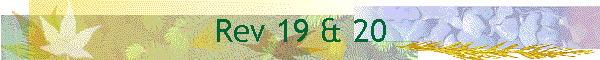Rev 19 & 20