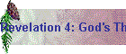 Revelation 4: God's Throne Room