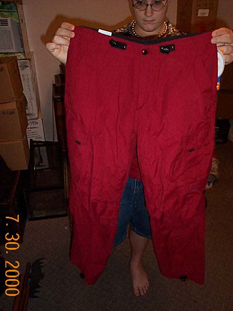 me in my red toggle pants