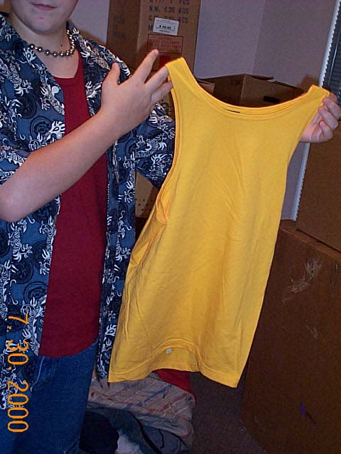 Me and my yellow tanktop