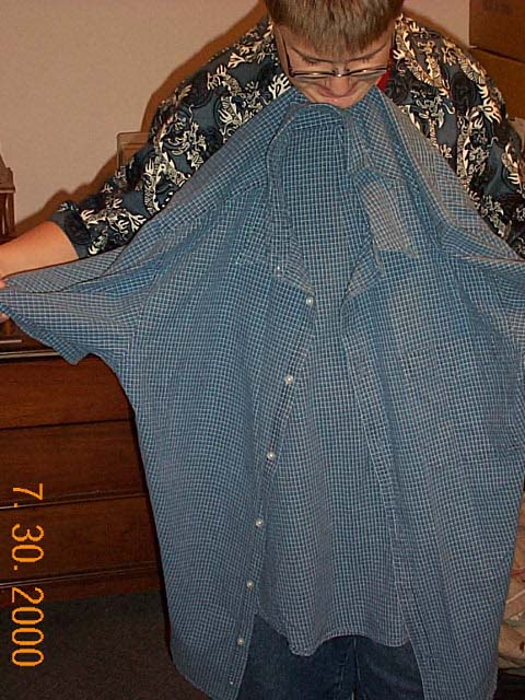 Me and my blue dress shirt