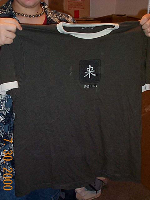 me and my green peace shirt