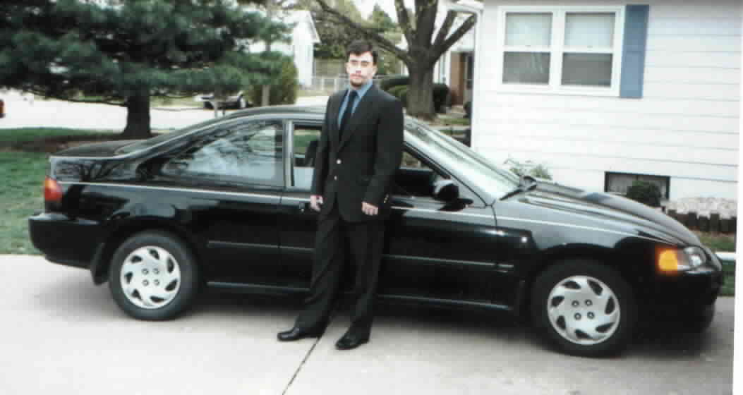 me and the ole civic.,