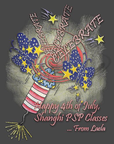Patriotic Butterflies For Shanghi PSP Classes