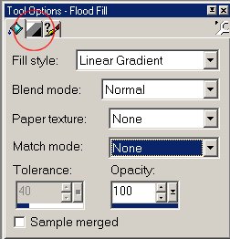 Tool Options - Flood Fill