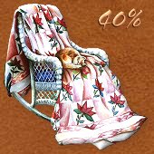 White Wicker Rocker tub