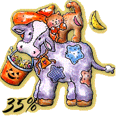 PB> Halloween Cow tub