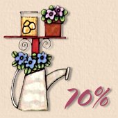 Watercan on table tub