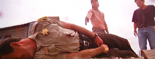 Early showing Brian how to kill a cop!!